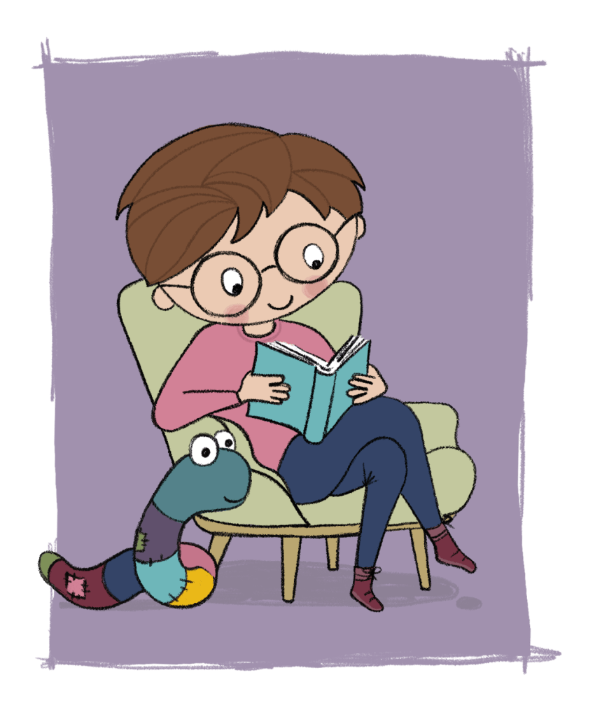 Die Vorlese Liese und Barnabas, der Bücherwurm